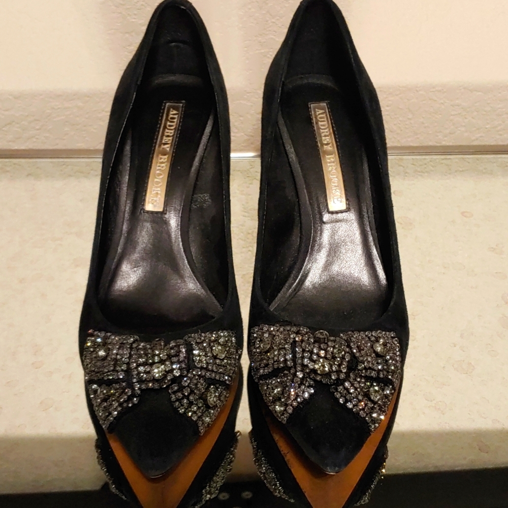 Audrey Brooke bowtie heels.
